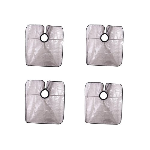 Vctitil 4 Pieces Waterproof Hair Dye Cape Comb out Makeup Cape Short Hair Cutting Cape Beauty Salon Cape Apron for Hair Stylist Barber Bib Smock