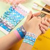 20 Pieces Teeth Hair Ties Dental Tooth Hair Accessories Elastic Ribbon Ponytail Holders No Crease Hair Bands Dental Hygienist Gift for Women Girls (Cute Teeth Pattern)