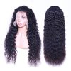 RAYFOG Deep Wave Lace Front Wigs Human Hair Pre Plucked 180% Density 13x4 Deep Curly HD Transparent Lace Frontal Wigs Human Hair for Women (deep wave lace front wigs human hair, 28 Inch)