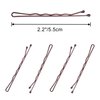 Brown Bobby Pins, METLUCK 240Pcs Brown Hair Pins Waves Bobby Pins Hair Accessories for Women Girls (2.2inch/5.5cm)