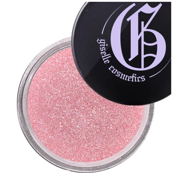 Giselle Cosmetics Rose Pink Eyeshadow Palette - Make Up Eye Shadow Set with Loose Powder, Glitter, Shimmer, Matte, Mineral Powder for Summer Color, Loose Pigment, Organic Makeup