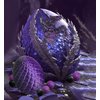 Fantasy Dragon Cake Topper Dragon Eggs Cake Decor Purple Black Balls Cake Decor for Baby Shower Birthday Wedding Party Supplies