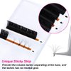 Easy Fan Lashes FADLASH Volume Eyelash Extensions 0.05 0.07mm Self Fanning Lashes C D DD Curl Rapid Blooming 5D 6D 10D Volume Lash Extensions Supplies 8~20mm (0.07-C, 8~14mm Mix)