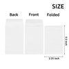 200 Pack Small Coin Envelopes Kraft Paper Seed Envelopes Mini Parts Small Items Stamps Storage Packets Envelopes Self-Adhesive for Garden, Office or Wedding Gift, (2 1/4 x 3 1/2 Inch, white)