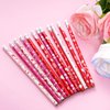 Nydotd 50Pcs Valentines Day Pencils, Valentines Wood Pencils Bulk with Erasers for Kids Party Favors Valentine's Day Exchange Gifts Goodie Bags Fillers Giveaways School Classroom Rewards Heart Pattern