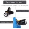 Yongkist Superbright Mining Light,Underground Mining Headlamp Coon Hunting Lights Waterproof LED Miner Light KL3.0LM Rechargeable Headlamp for Mining Hiking Fishing Hunting (Yellow Button)