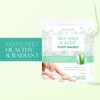 Skin 2.0 Sea Salt and Aloe Foot Masks Moisturizing Socks - Cracked Heel Treatment, Soothing & Deeply Hydrates, Exfoliating Foot Mask - Cruelty Free Korean Skin Care For All Skin Types - 3 Pairs