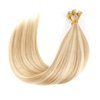 ABH AMAZINGBEAUTY HAIR Hand Tied Weft Hair Extensions Human Hair Highlighted Sew in Hair Extensions Remy Human Hair Weft Extensions Platinum Dark With Dirty Blonde Highlights P12-60, 50 Gram, 18 Inch