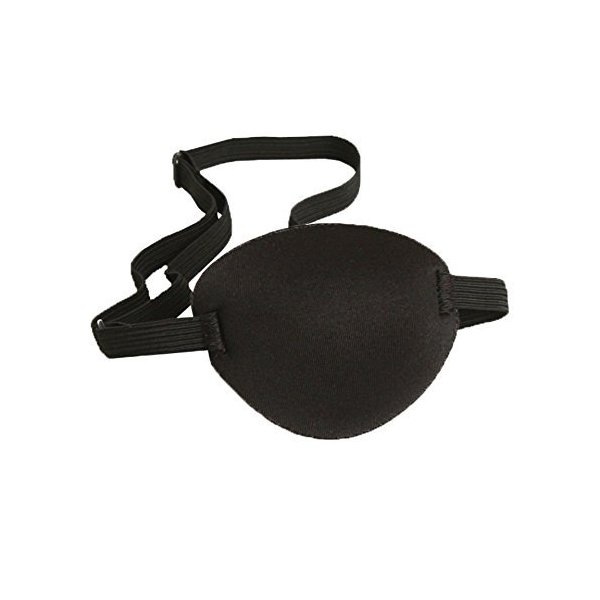 DNHCLL Adults And Kids Black Adjustable Soft and Comfortable Sponge Eye Patch Strabismus Eye Mask With Buckle For Recovery Eye And Cure Children Lazy Eye