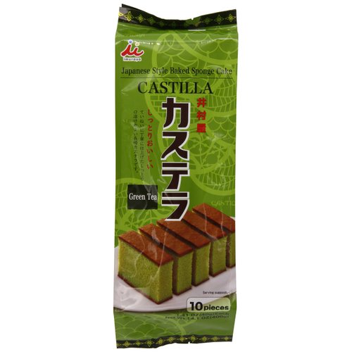 Imuraya Sweets Castilla Pound Cake, Green Tea, 14.1 Ounce