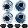 LXJZCP Trailer Hub Cap - Dust Caps for Trailer Axle Grease Fitting & Bearing Protection (4pk 2.72")…