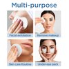 KADRIAN Double-Sided Facial Pads - Lint Free - for Makeup Remover and Toner - Rayon face Pads for Toner and cleasing - Rayon not Cotton Balls - Exfoliating Cotton Rounds for face (180 Pads)