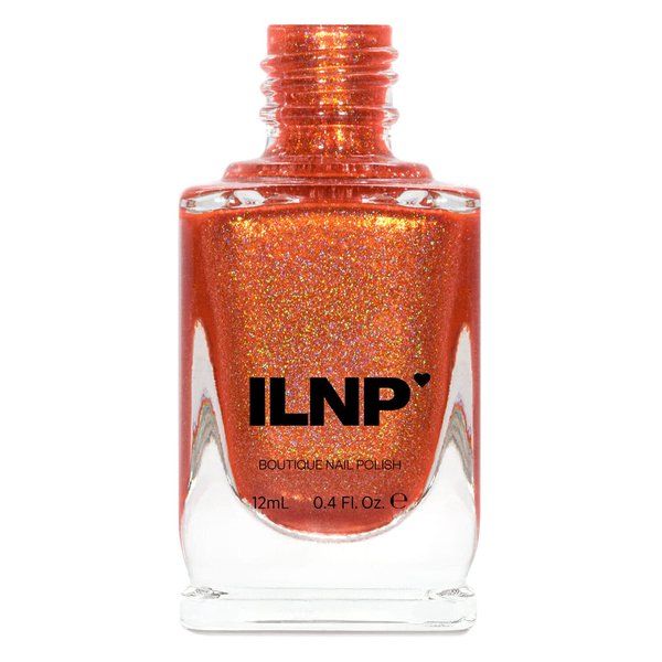 ILNP Atomic Sherbet - Orange Holographic Nail Polish