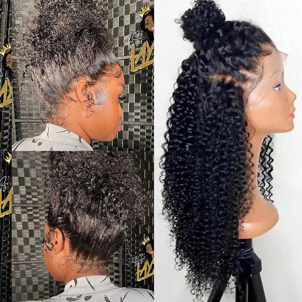13x6 Lace Frontal Wigs for Black Women Pre Plucked Lace Wig Glueless Brazilian Remy Human Hair Wigs with Baby Hair (12 inch, 150% Density Lace Front Wig)