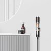 Wall Mount Holder for Dyson Airwrap Styler Hair Curling Iron Barrels, Metal Organizor Storage Rack Suitable for Various Curly Hair Sticks,Aluminum (Black&Golden)