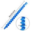100 Pieces Spiral Hair Perm Rod Plastic Long Barber Hairdressing Styling Curling Perm Rod Rollers Salon Tools for Women Girls