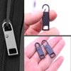Urmspst Zipper Pull Replacement (Upgraded), 8 Pcs Detachable Zipper Pull Tabs for Luggage Clothing Jackets Backpacks Boots Purse Coat(4 Color Black, Silver, Gold, Brilliant Black)