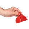 Metal Cowbells - Red 3 Inch Cow Bells Noise Makers, Loud Call Bell with Handles for Sporting Events, Cheering, Team Spirit, Noisemakers, Weddings, (Pack of 12)