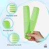 Styling Gear #303 Wide Tooth Comb Hair Detangling Comb Styling For Women, Men, Hair Stylists, Hair Comb, Wide Teeth Combs Fine Tooth Clipper Combs. 2 Piece (Light Green)