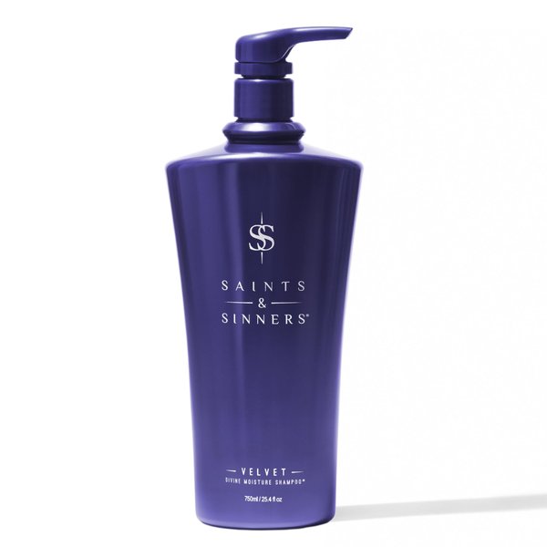 Saints & Sinners Award-Winning Velvet Divine Moisture Shampoo for Dry, Damaged, Colored Treated Hair – Repair, Replenish, Renew, Add Shine