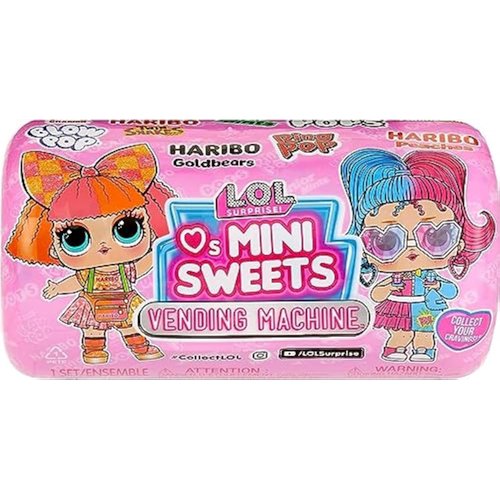 L.O.L. Surprise! Loves Mini Sweets Series 3 Vending Machine with 8 Surprises, Accessories, Vending Machine Packaging, Limited Edition Doll, Candy Theme, Collectible Doll- Great Gift for Girls Age 4+