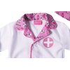 StoryBook Wishes Kids Doctor Coat & Face Mask for Kids Doctor Costume | Doctor Dress Up for Kids | Pink and White - Size 4-6