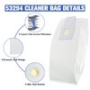 53294 Type O HEPA Cloth Vacuum Bags Replacement for Kenmore Upright Vacuum Cleaners, 6 Pack
