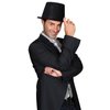 SATINIOR 12 Pcs Top Hats Plastic Magician Hat Derby Victorian Hat Unisex Formal Costume Hat for Party Supply(Black)