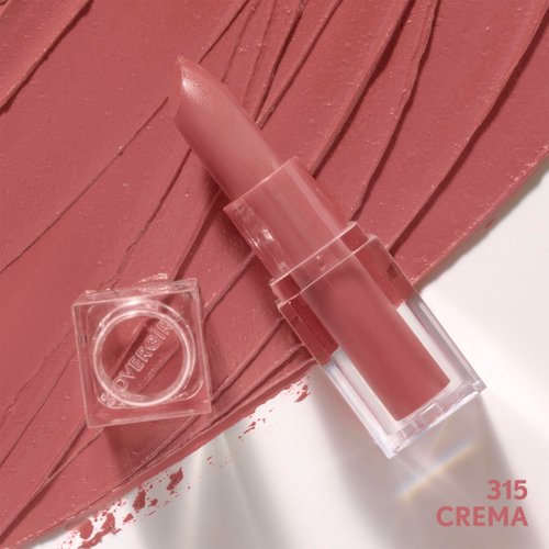 COVERGIRL Clean Lip Color, Crema, Satin Finish, 24-Hour Wear, Squalane, Avocado & Aloe, Carmine-Free, Non-Drying, 0.12oz