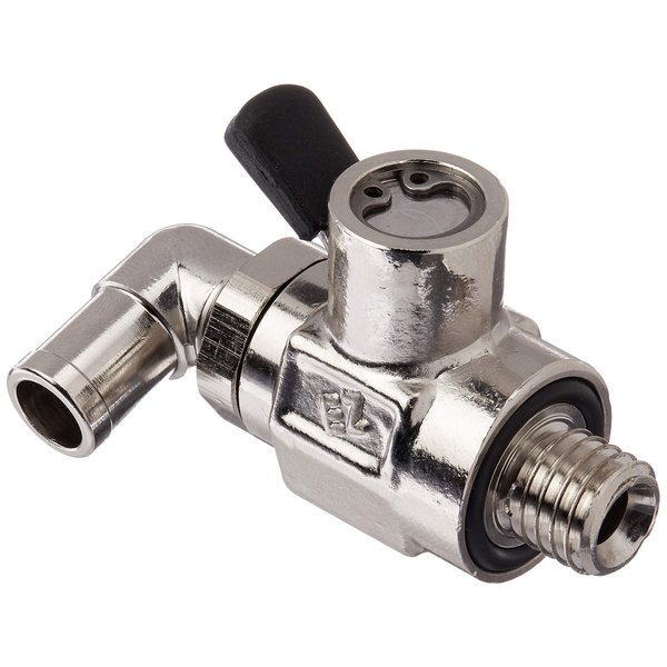 EZ-107(12mm-1.75) EZ Oil Drain Valve with removable L-Shape Hose End Combo