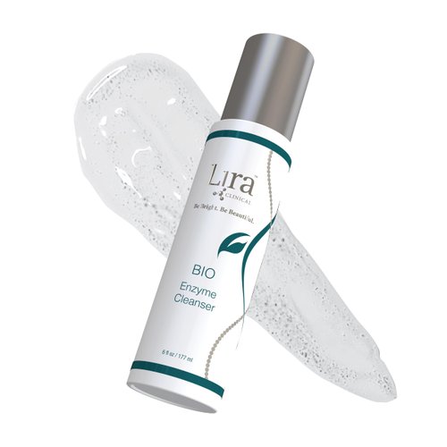 Lira Clinical Bio Enzyme Face Cleanser - 6 oz - Brightening and Anti Aging Face Wash with Plant Stem Cells