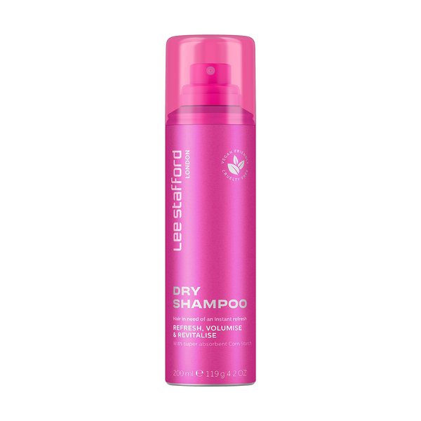 Lee Stafford Dry Shampoo | Original Dry Shampoo, No Rinse, Refresh Hair Between Washes, 200ml