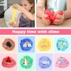 Butter Slime Kit 56 Pack, Soft Non-Sticky and Stretch, Slime Party Favors, DIY Hand-Making Slime Toy, Stress Relief Sludge Toy for Boys and Girls, Premium Christmas Easter and Birthday Gifts