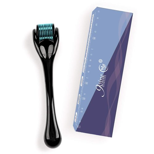 Derma Roller Kit for Face - 0.25mm Titanium Microneedle Roller