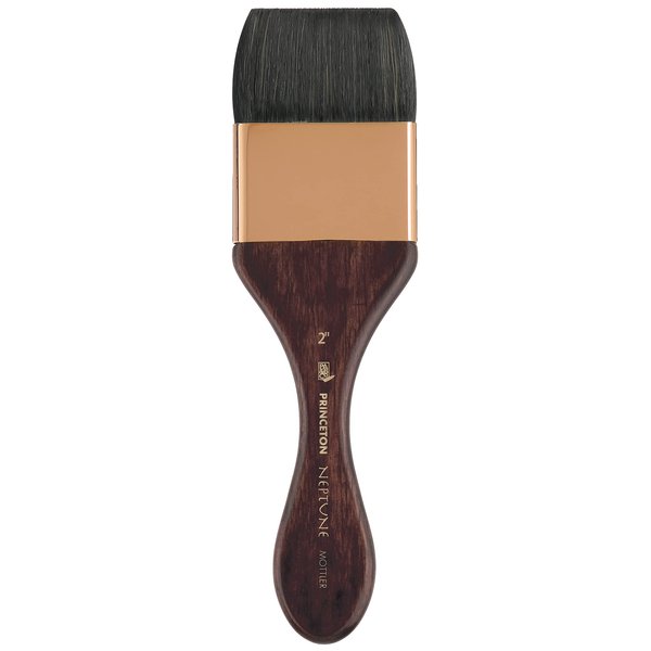 Princeton Artist Brush, Neptune Series 4750, Synthetic Squirrel Watercolor Paint Brush, Mottler, Size 2 Inch