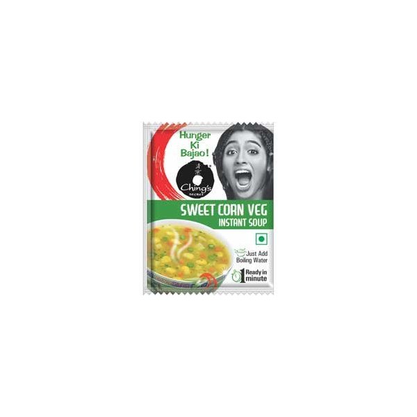 CHING'S SWEET CORN VEG INSTANT SOUP PACK OF 10 (15 grams each) - India