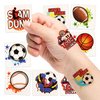 Playbees Sports Tattoos - 144 Pack - Assorted Goofy Sports Designs Tattoos - 2 Inches - Easy to Apply, Water-Based Ink - Sports Party Favors, Bag Stuffers, Fun Gifts - Safe for Kids, Ages 5+