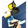 Crep Protect Cure Shoe Cleaner Kit - Premium Sneaker Cleaning Travel Kit with 3.5oz Solution, Premium Brush, and Microfiber Cloth - Complete Shoe Care Solution for Sneakerheads