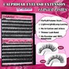 Fluffy Lash Clusters 80D+100D Thick Eyelash Clusters D Curl Cluster Eyelash Extensions Russian Cluster Lashes Wispy Lashes Clusters 234pcs False Mink Eyelashes 10-18mm DIY Lash Extension by Calphdiar