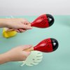 Maracas, Wooden Shaker Musical Percussion Instrument for Adult Kids Babies Toddlers, Ladybird