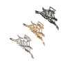 Spider Web Hair Claw,3PCS Unique Hair Clips,Halloween Hair Claw Clips,Nonslip Claw Clip,Retro Spider Web Shark Clip,Metal Hair Claw for Women