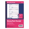 Adams TC1182 Receipt Book, 7 5/8 x 11, Three-Part Carbonless, 100 Forms