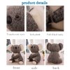 NatureMan Koala Bear Stuffed Plush Animal Simulation Koala Doll Toy Gift for Kids (Gray,11inch