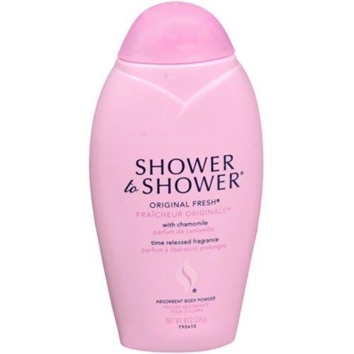 Shower To Shower Original Body Powder, 8 Ounces (1 Pack)