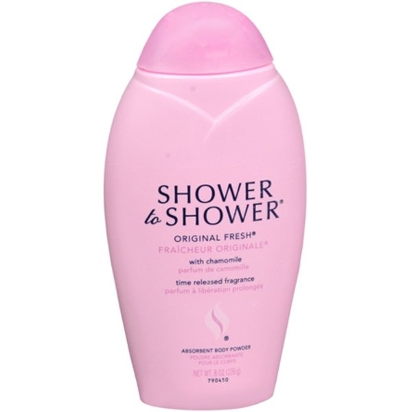 Shower To Shower Original Body Powder, 8 Ounces (1 Pack)