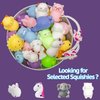 Claw Machine Prizes Toys Refill for Kids, 3 Surprise Eggs Mochi Squishy, 16pcs Animal Squishies Mini Kawaii Cat Stress Relief Party Favors Classroom Prize, Goodie Bag Stuffers, Easter Pinata Fillers