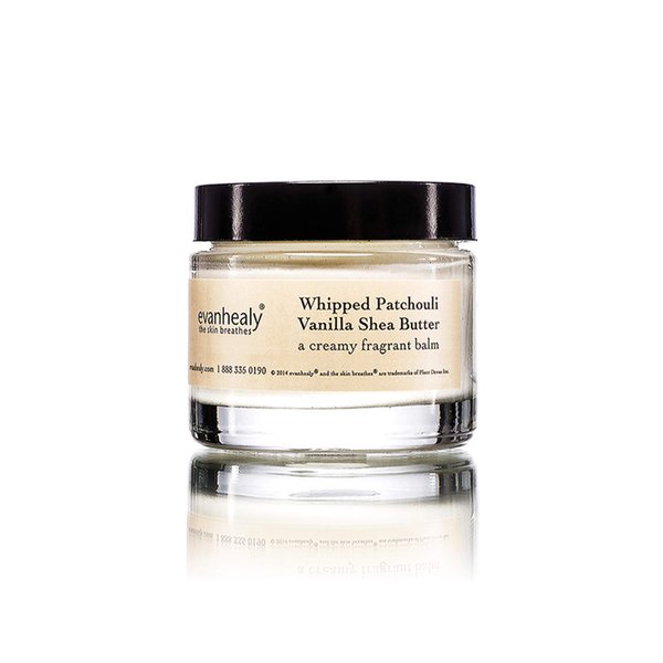 evanhealy Whipped Patchouli Vanilla Shea Butter | Organic Handcrafted Shea Butter | Skin Moisturizer for Face & Body