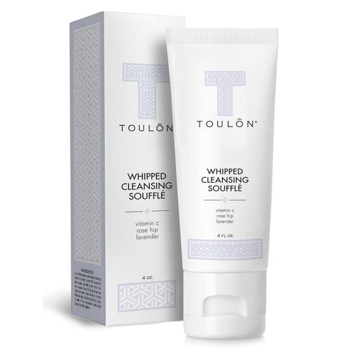 TOULON Anti Aging Face Wash; Oil Free & Moisturizing: Daily, Gentle Facial Cleanser for Make Up Removal with Vitamin C, Rosehip & Lavender for Men & Women