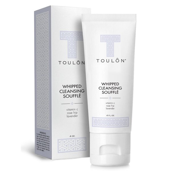 TOULON Anti Aging Face Wash; Oil Free & Moisturizing: Daily, Gentle Facial Cleanser for Make Up Removal with Vitamin C, Rosehip & Lavender for Men & Women