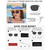OCCI CHIARI Oversized Reading Sunglasses for Women 1.5 Reader Sunglasses Lady Outdoor UV400(1.0 1.25 1.5 1.75 2.0 2.25 2.5 2.75 3.0 3.5)